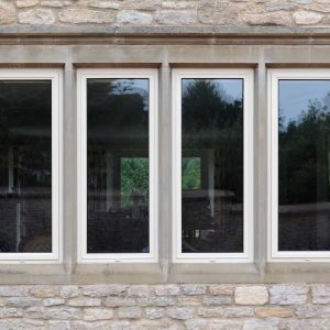 The beauty of Slimline double glazing windows in aluminium